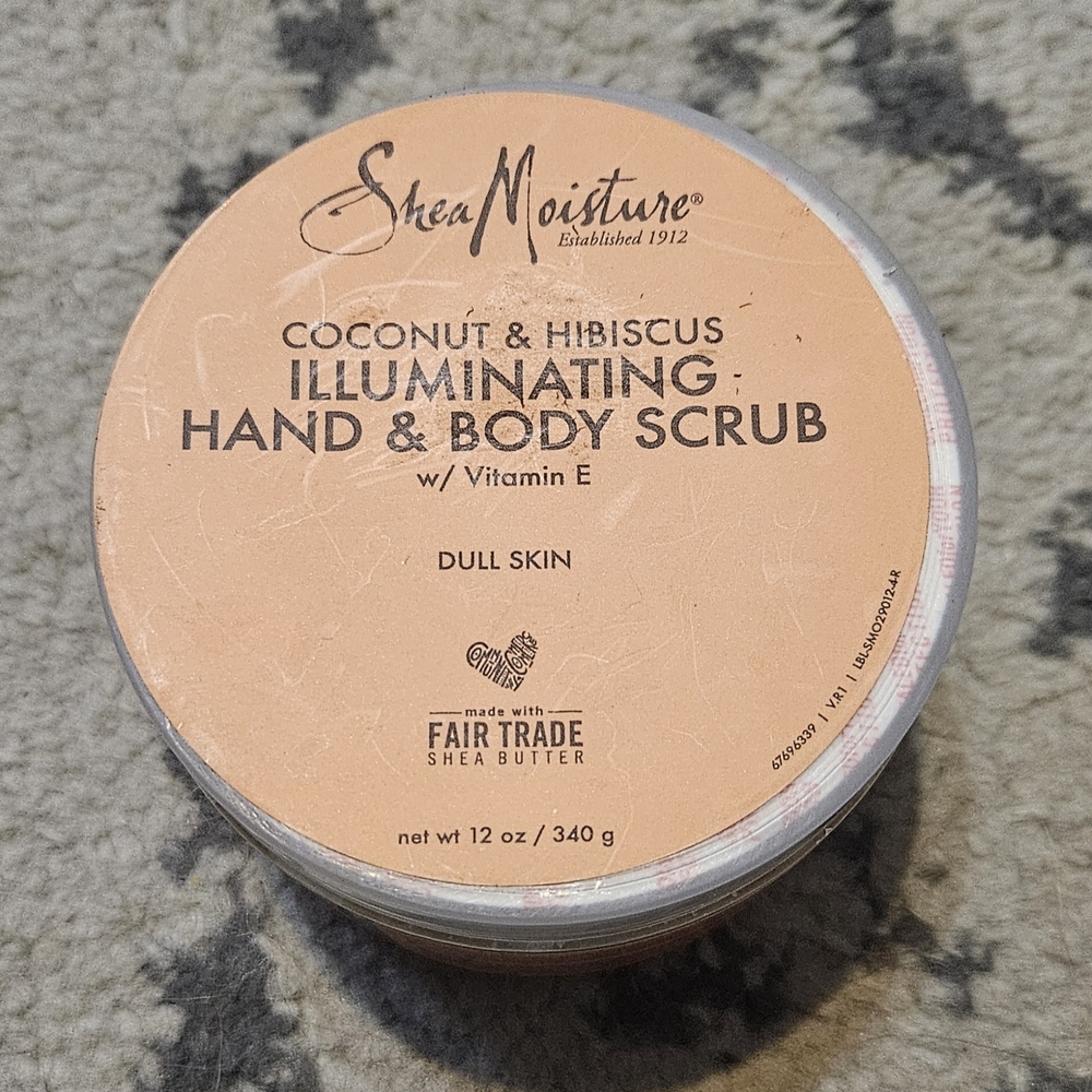 Shea Moisture Illuminating Hand & Body Scrub - Coconut & Hibiscus